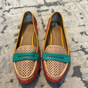 Multi-Color Women’s Perforated Leather Loafer